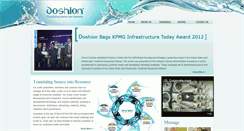 Desktop Screenshot of doshion.com